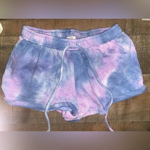 Heart & Hips Tye Dye Pajama shorts